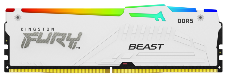 Kingston FURY Beast DDR5 ahora con disipador de color blanco